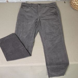 Talbots Grey Lightweight Corduroy Size 8